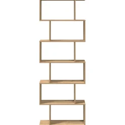 vidaXL Kamerscherm / boekenkast 6-laags 70x24x193 cm hout artisanaal