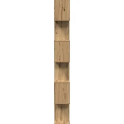 vidaXL Kamerscherm / boekenkast 6-laags 70x24x193 cm hout artisanaal