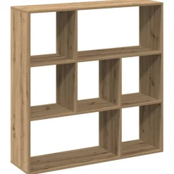 vidaXL Kamerscherm / boekenkast 102x29x103,5 cm hout artisanaal eiken