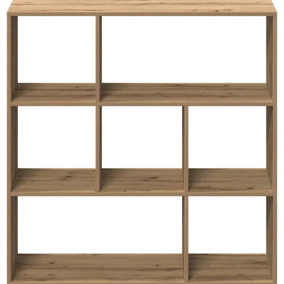 vidaXL Kamerscherm / boekenkast 102x29x103,5 cm hout artisanaal eiken