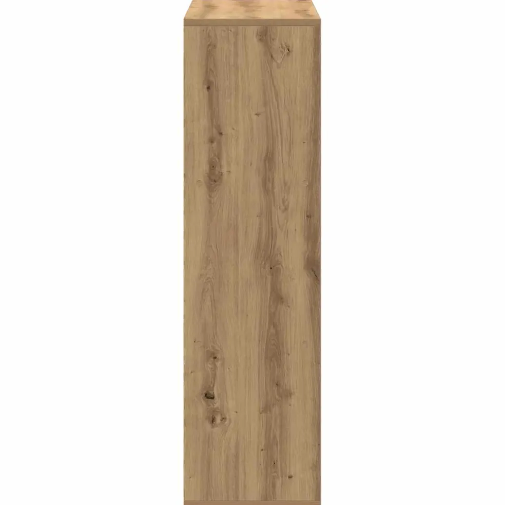 vidaXL Kamerscherm / boekenkast 102x29x103,5 cm hout artisanaal eiken