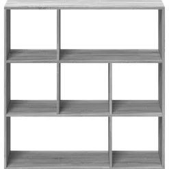 vidaXL Kamerscherm / boekenkast 102x29x103,5 cm hout grijs sonoma