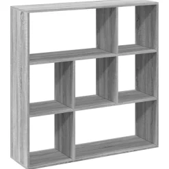 vidaXL Kamerscherm / boekenkast 102x29x103,5 cm hout grijs sonoma