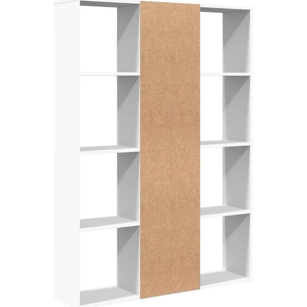 vidaXL Kamerscherm/boekenkast 100x24x140 cm bewerkt hout wit