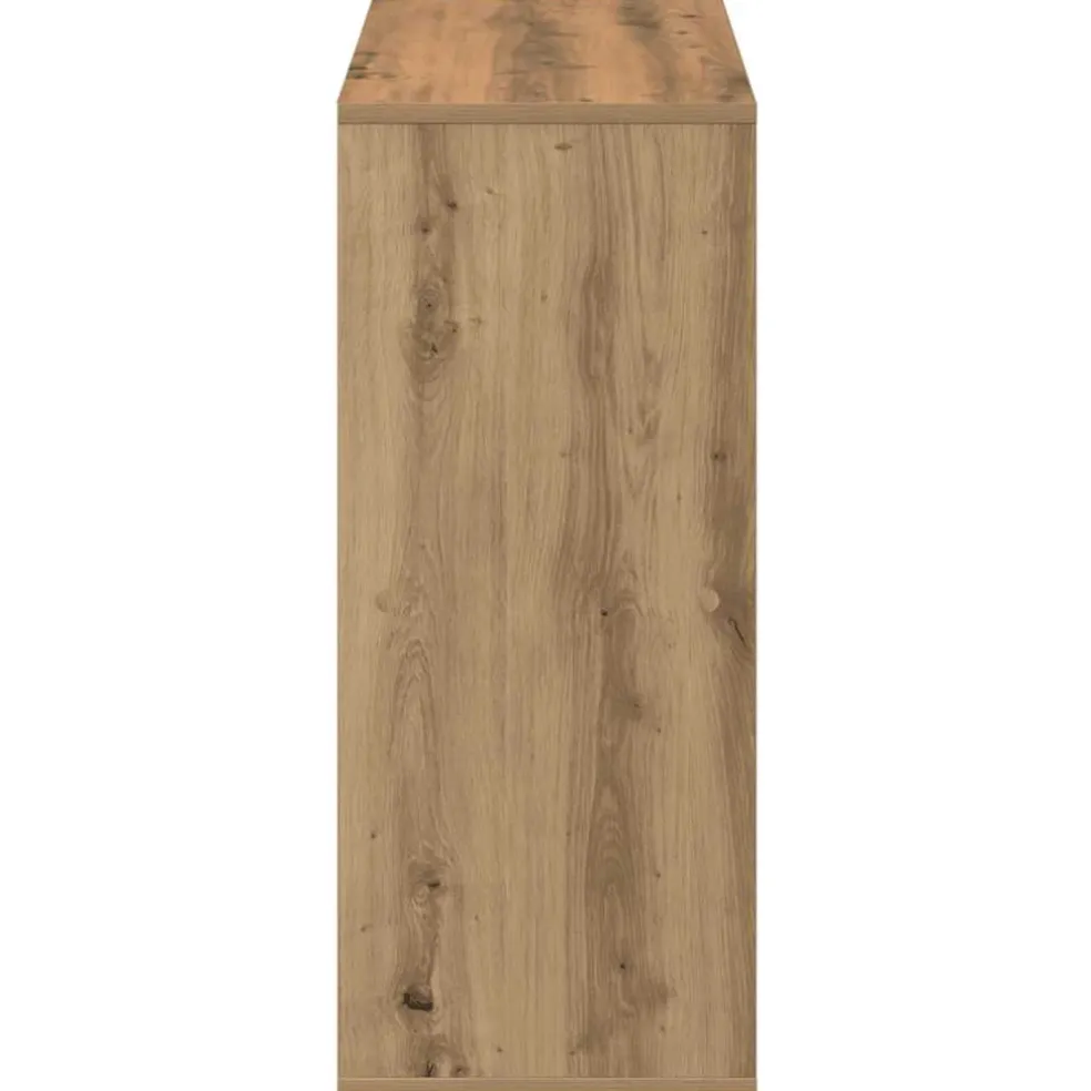 vidaXL Kamerscherm / boekenkast 69,5x29x69,5 cm hout artisanaal eiken