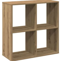 vidaXL Kamerscherm / boekenkast 69,5x29x69,5 cm hout artisanaal eiken