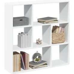 vidaXL Kamerscherm / boekenkast 102x29x103,5 cm bewerkt hout wit