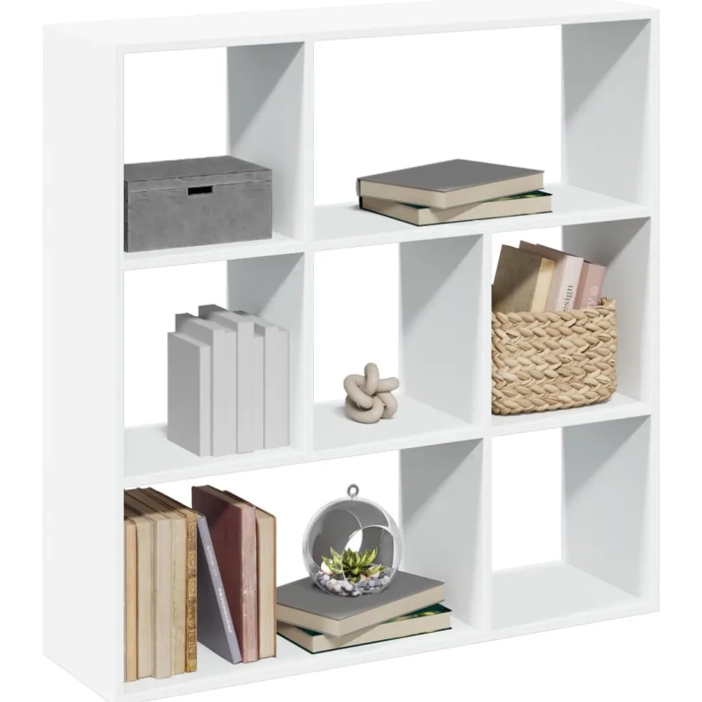 vidaXL Kamerscherm / boekenkast 102x29x103,5 cm bewerkt hout wit