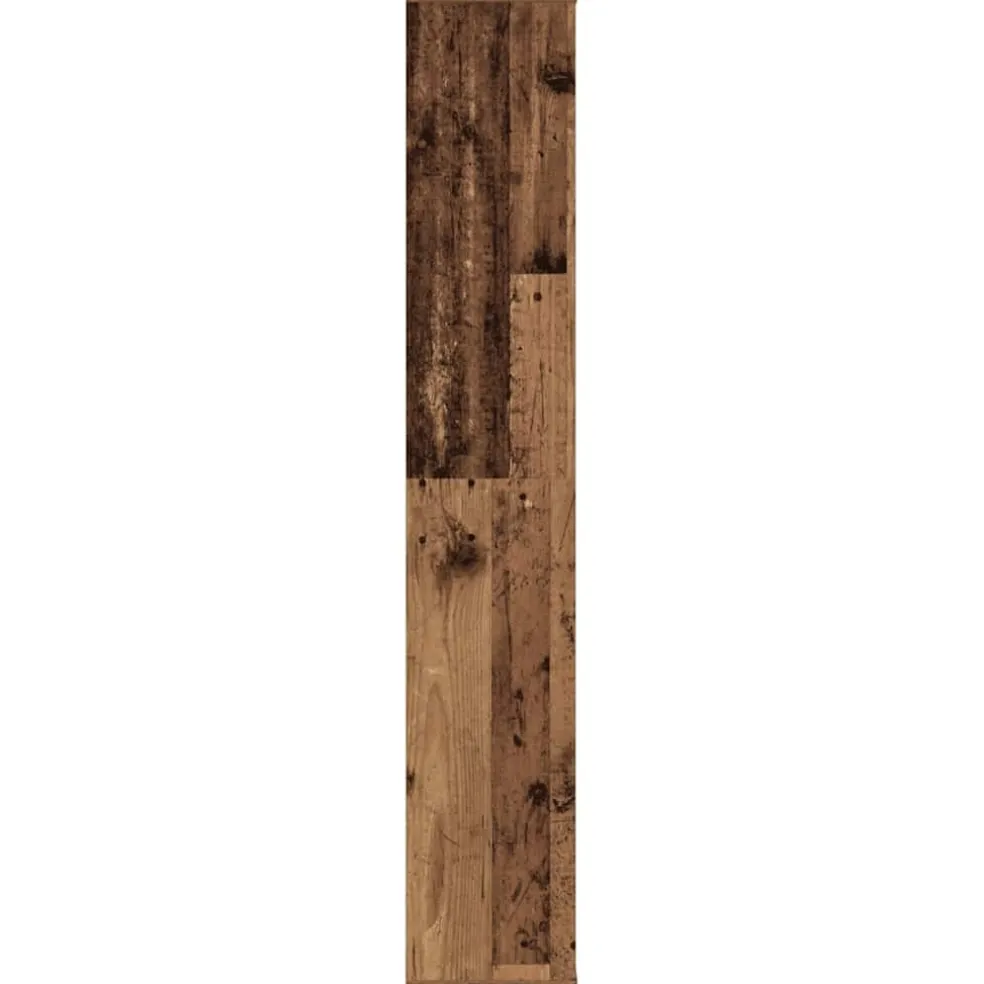 vidaXL Kamerscherm/boekenkast 100x24x140 cm bewerkt hout oud hout
