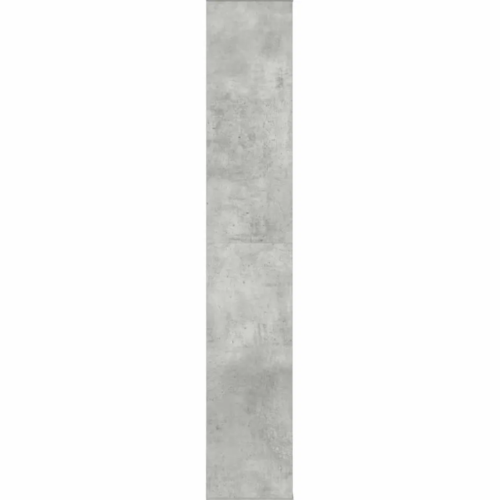 vidaXL Kamerscherm/boekenkast 100x24x140 cm bewerkt hout betongrijs