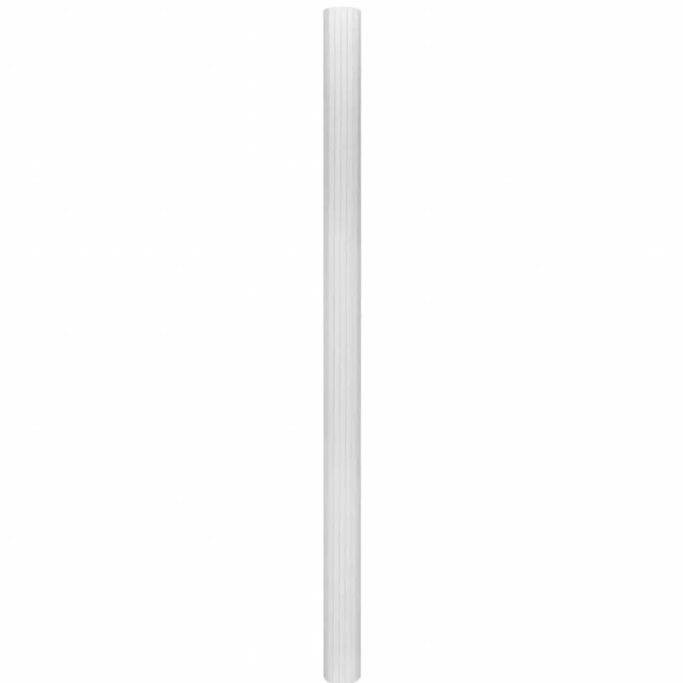 vidaXL Kamerscherm breedte 250 cm hoogte 165 cm bamboe wit