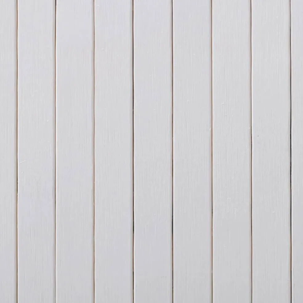 vidaXL Kamerscherm breedte 250 cm hoogte 165 cm bamboe wit