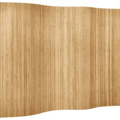 vidaXL Kamerscherm breedte 250 cm hoogte 165 cm bamboe natuurlijk