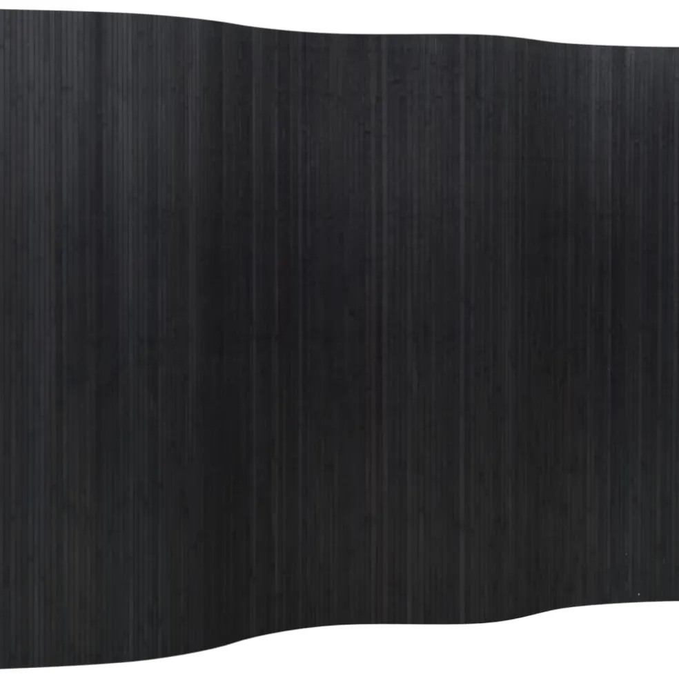 vidaXL Kamerscherm breedte 250 cm hoogte 165 cm bamboe zwart