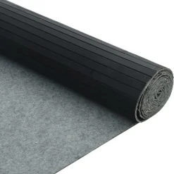 vidaXL Kamerscherm breedte 250 cm hoogte 165 cm bamboe zwart
