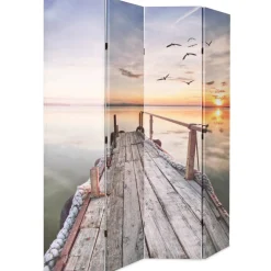 vidaXL Kamerscherm inklapbaar meer 160x170 cm