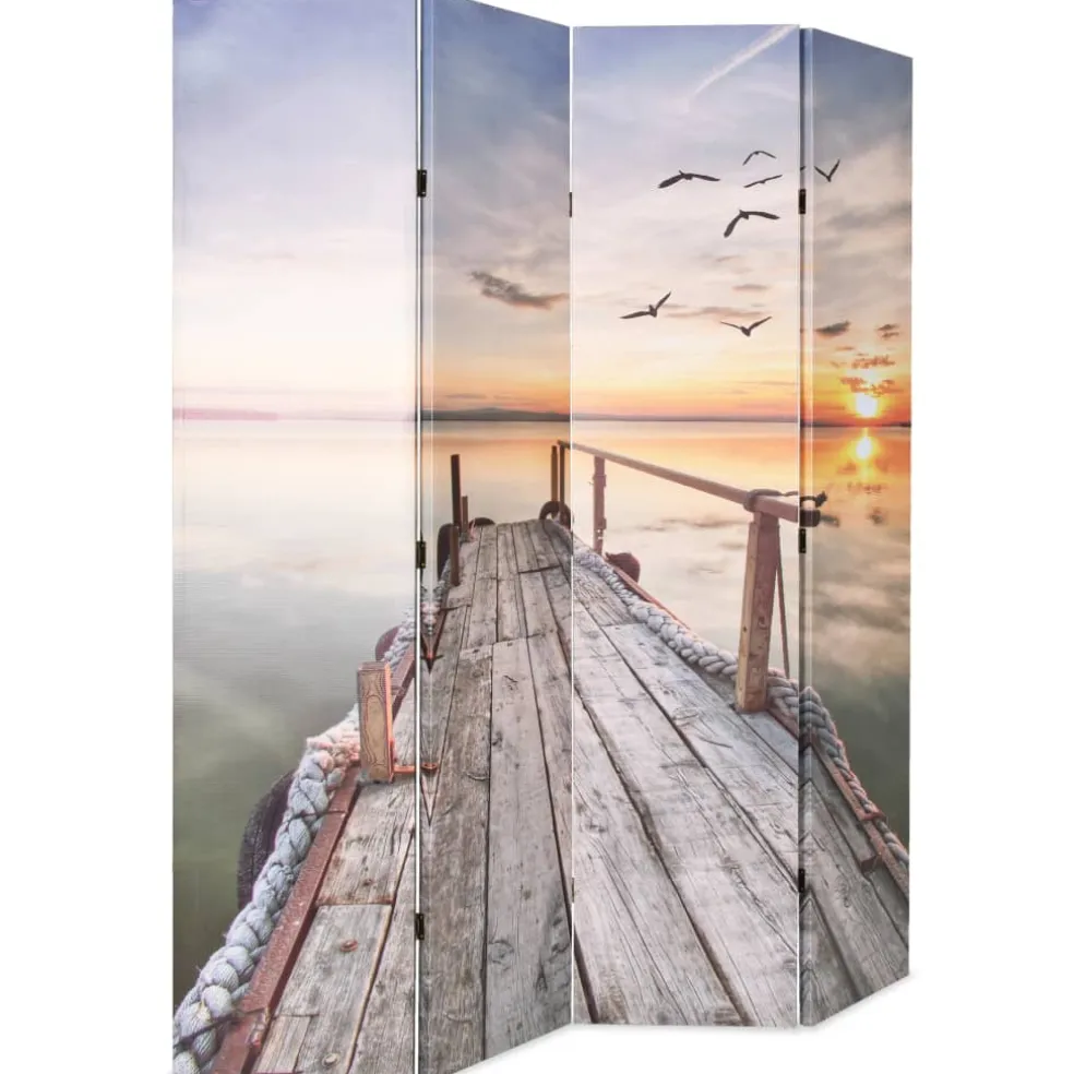 vidaXL Kamerscherm inklapbaar meer 160x170 cm