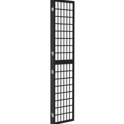 vidaXL Kamerscherm inklapbaar 3 panelen Japanse stijl 120x170 cm zwart