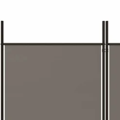 vidaXL Kamerscherm met 6 panelen 520x180 cm stof bruin