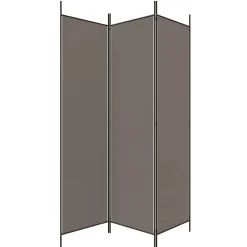 vidaXL Kamerscherm met 6 panelen 520x180 cm stof bruin