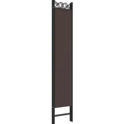 vidaXL Kamerscherm met 5 panelen 200x180 cm bruin