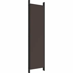 vidaXL Kamerscherm met 6 panelen 300x200 cm stof bruin