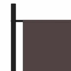 vidaXL Kamerscherm met 3 panelen 260x180 cm bruin