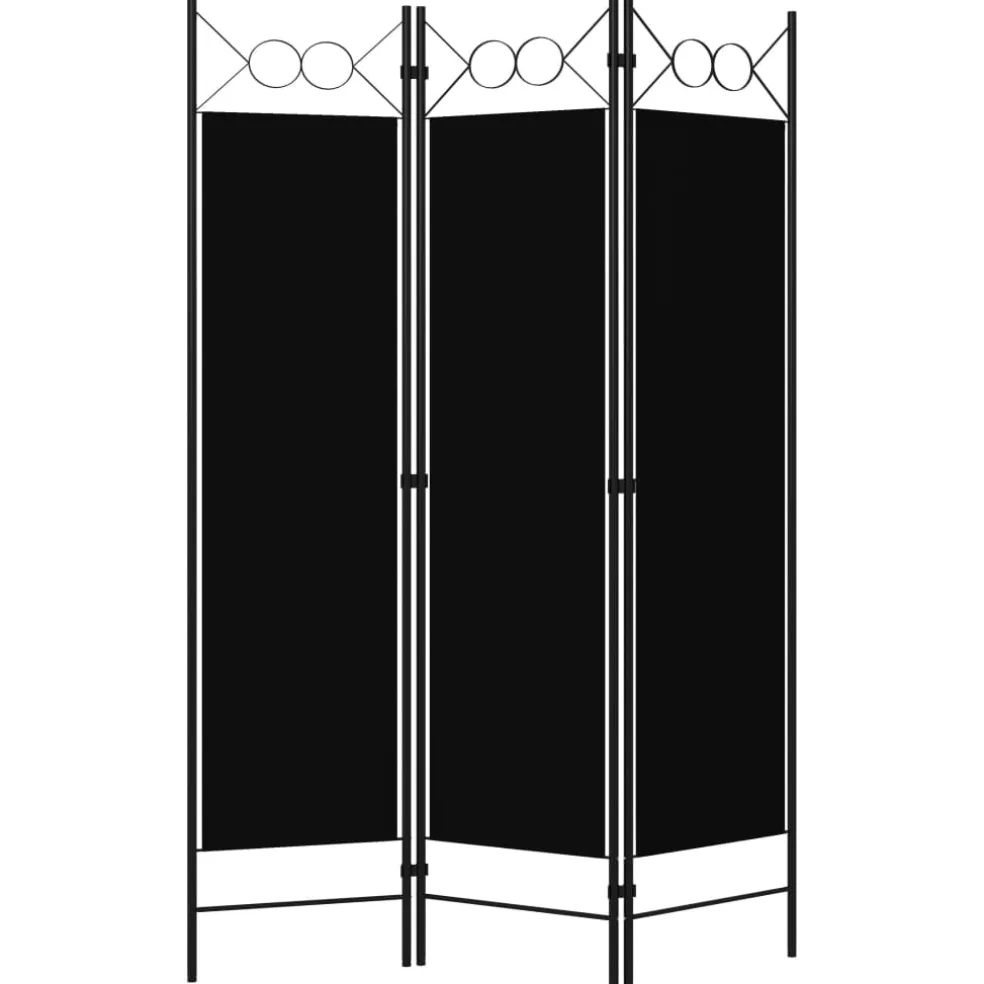 vidaXL Kamerscherm met 3 panelen 150x180 cm wit