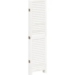 vidaXL Kamerscherm met 6 panelen 210x165 cm massief paulowniahout
