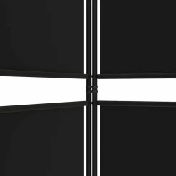 vidaXL Kamerscherm met 3 panelen 150x180 cm stof zwart