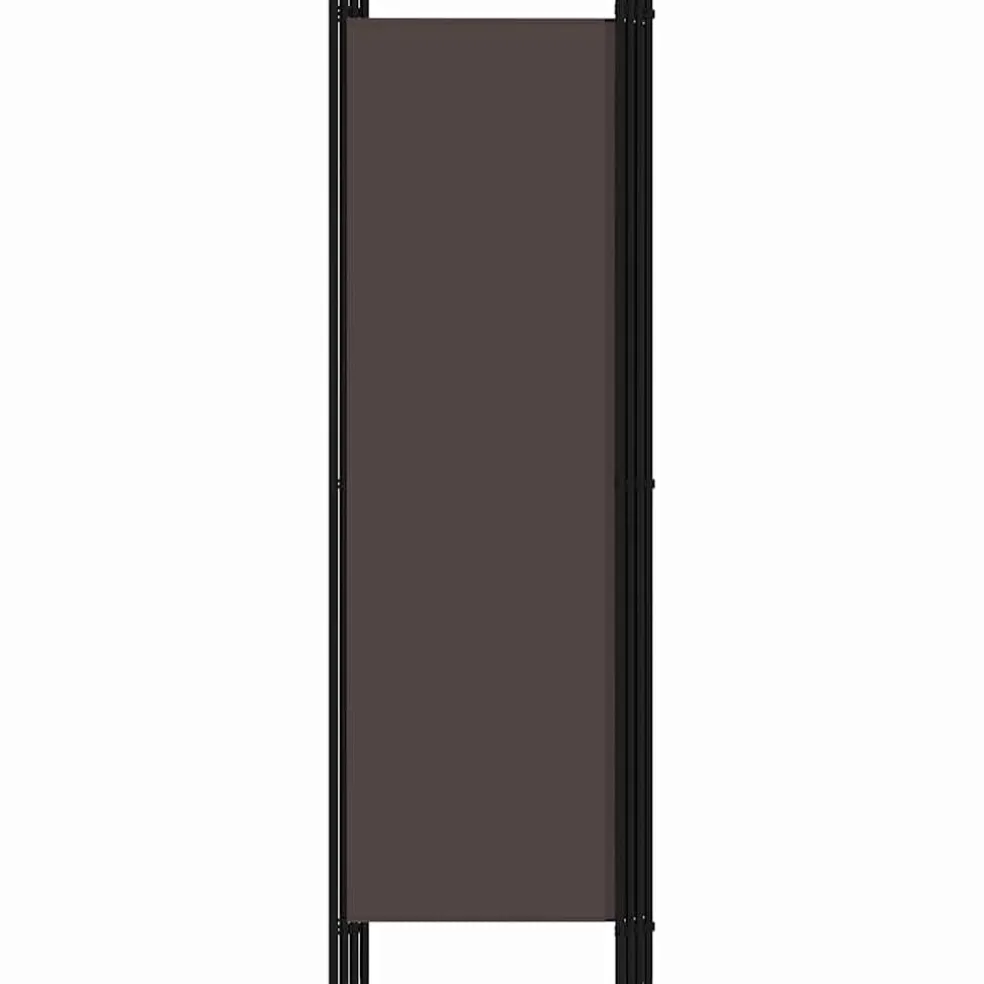 vidaXL Kamerscherm met 4 panelen 200x180 cm bruin