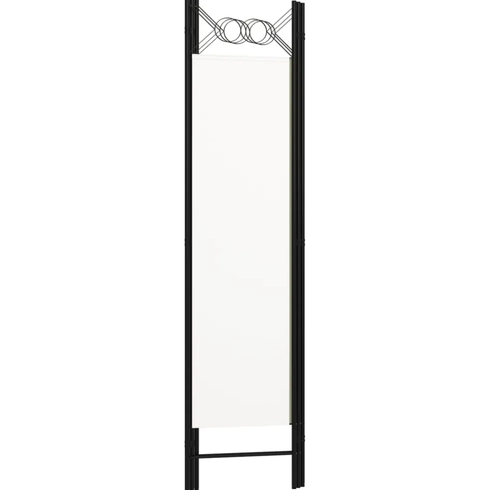 vidaXL Kamerscherm met 3 panelen 120x180 cm wit