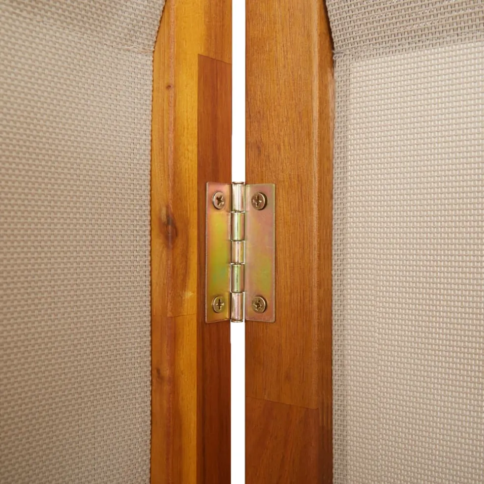 vidaXL Kamerscherm met 3 panelen 210x180 cm taupe