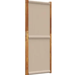 vidaXL Kamerscherm met 3 panelen 210x180 cm taupe