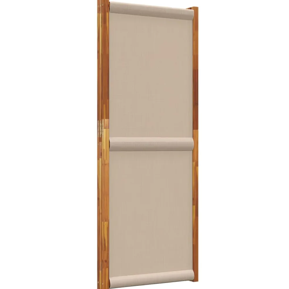 vidaXL Kamerscherm met 3 panelen 210x180 cm taupe