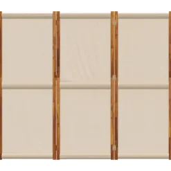 vidaXL Kamerscherm met 3 panelen 210x180 cm taupe
