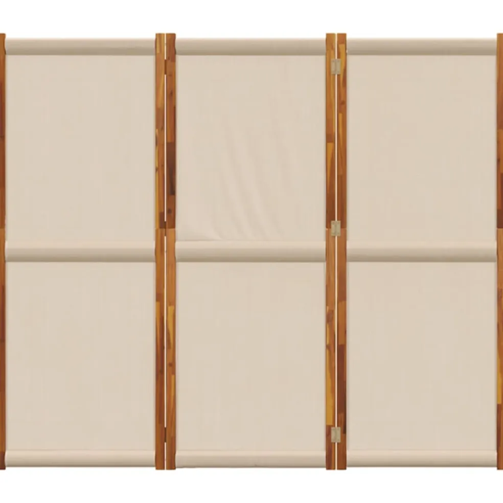 vidaXL Kamerscherm met 3 panelen 210x180 cm taupe