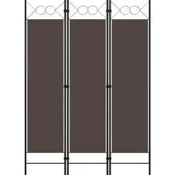 vidaXL Kamerscherm met 6 panelen 300x180 cm bruin