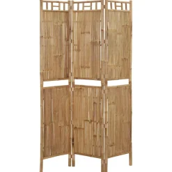 vidaXL Kamerscherm met 3 panelen 120x180 cm bamboe