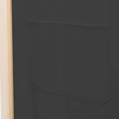 vidaXL Kamerscherm met 3 panelen 120x170x4 cm stof grijs