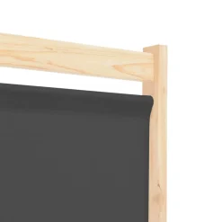 vidaXL Kamerscherm met 3 panelen 120x170x4 cm stof grijs