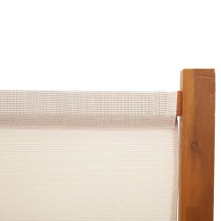 vidaXL Kamerscherm met 3 panelen 210x180 cm crèmewit