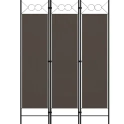 vidaXL Kamerscherm met 3 panelen 120x180 cm antraciet