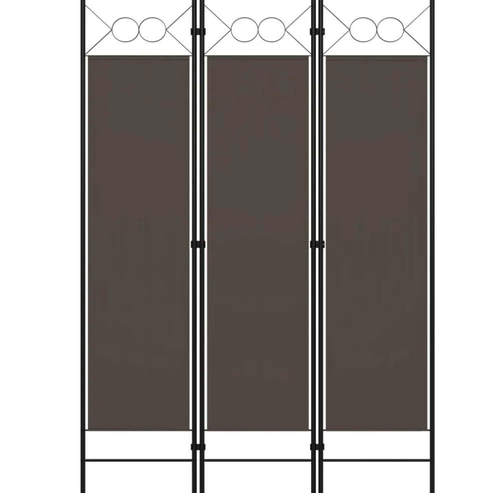 vidaXL Kamerscherm met 3 panelen 120x180 cm antraciet