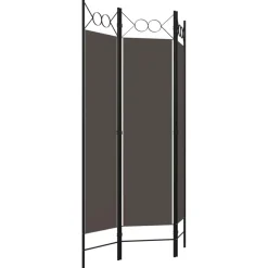 vidaXL Kamerscherm met 3 panelen 120x180 cm antraciet