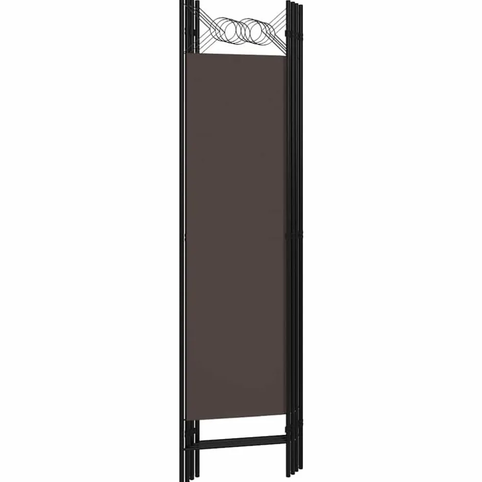 vidaXL Kamerscherm met 4 panelen 160x180 cm bruin