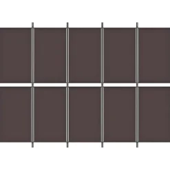 vidaXL Kamerscherm met 4 panelen massief paulowniahout