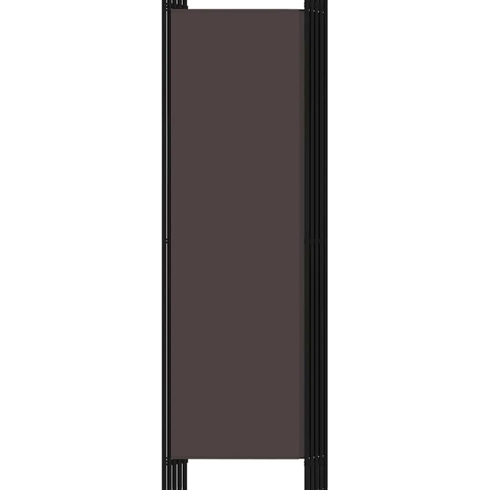 vidaXL Kamerscherm met 5 panelen 250x180 cm bruin