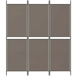 vidaXL Kamerscherm met 3 panelen 150x180 cm stof antracietkleurig