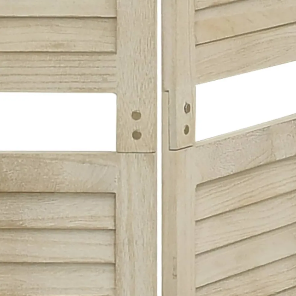 vidaXL Kamerscherm met 5 panelen 175x165 cm massief paulowniahout